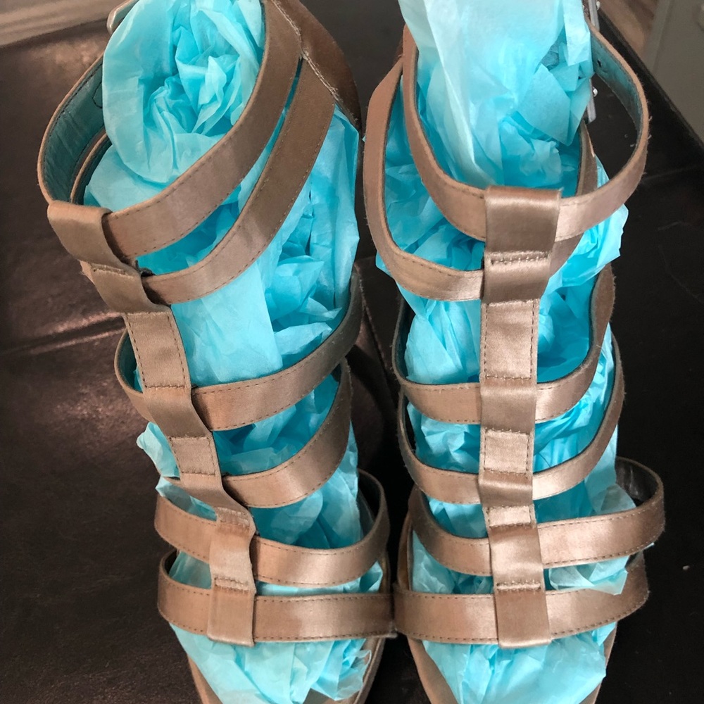Charles David satin shoes size 8.5